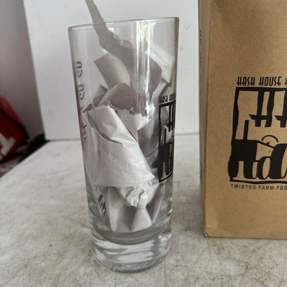 HASH HOUSE A GO GO Leaning Glass 7.5" Tall 20 oz - Picture 5 of 9